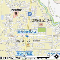不二家長野上松店周辺の地図