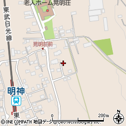 栃木県日光市明神2458-21周辺の地図