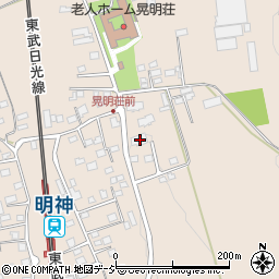 栃木県日光市明神2456周辺の地図