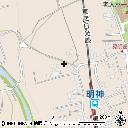 栃木県日光市明神1017-25周辺の地図