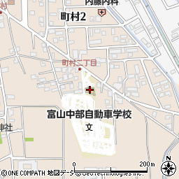 富山中部自動車学校周辺の地図