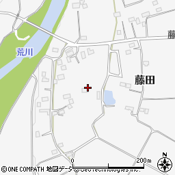 栃木県那須烏山市藤田684周辺の地図