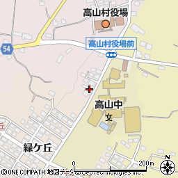 長野県上高井郡高山村高井3232周辺の地図