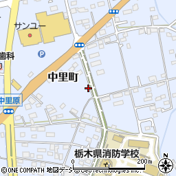 栃木県宇都宮市中里町275周辺の地図