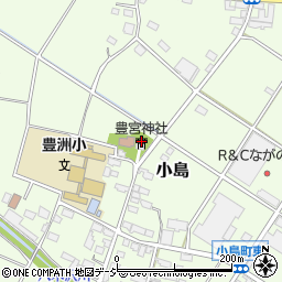 豊宮神社周辺の地図