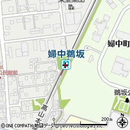 婦中鵜坂駅周辺の地図