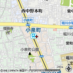 鱒寿司・扇一周辺の地図