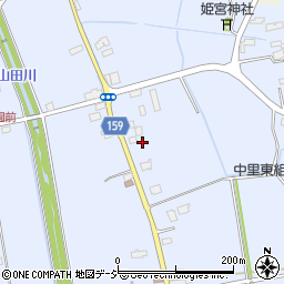 栃木県宇都宮市中里町1058周辺の地図