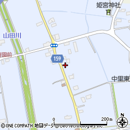 栃木県宇都宮市中里町1059周辺の地図