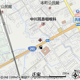 栃木県さくら市氏家1882周辺の地図