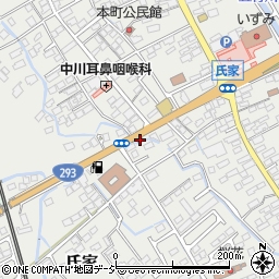栃木県さくら市氏家1814周辺の地図