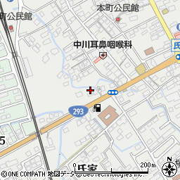 栃木県さくら市氏家1882-4周辺の地図