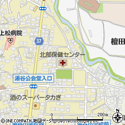 長野市　北部保健センター周辺の地図