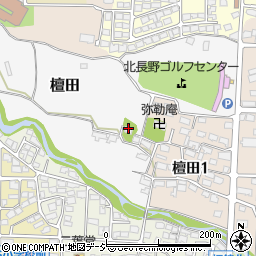 若月神社周辺の地図