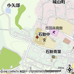 富山県小矢部市観音町4周辺の地図