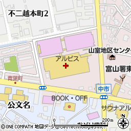 カレーハウスＣｏＣｏ壱番屋富山山室店周辺の地図