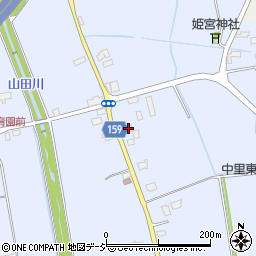 栃木県宇都宮市中里町1053周辺の地図