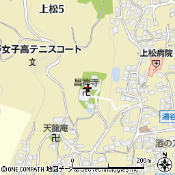 昌禅寺周辺の地図