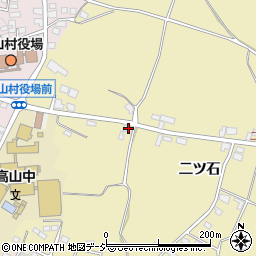 長野県上高井郡高山村二ツ石4615周辺の地図