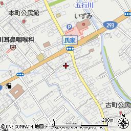 栃木県さくら市氏家2581-1周辺の地図