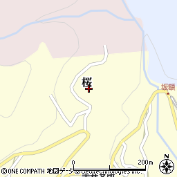 長野県長野市桜周辺の地図