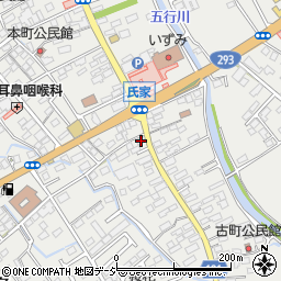 栃木県さくら市氏家2581周辺の地図