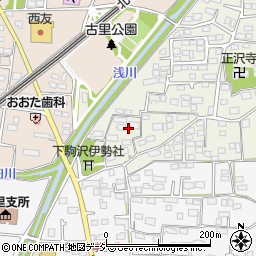 長野県長野市下駒沢33周辺の地図