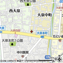 祭ばやし富山大泉店周辺の地図