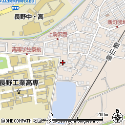 長野県長野市上駒沢442-2周辺の地図