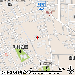 富山県富山市町村周辺の地図
