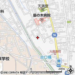 富山県富山市開332周辺の地図