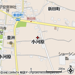 長野県須坂市小河原新田町2390周辺の地図