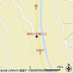 竜神大吊橋入口周辺の地図