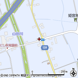 栃木県宇都宮市中里町1287周辺の地図