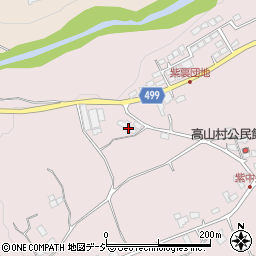 長野県上高井郡高山村高井5203周辺の地図