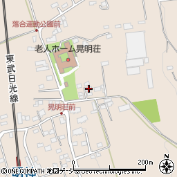 栃木県日光市明神989周辺の地図