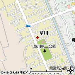 栃木県さくら市草川53-9周辺の地図