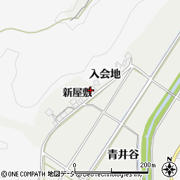 富山県射水市青井谷新屋敷周辺の地図