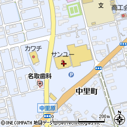 栃木県宇都宮市中里町221周辺の地図