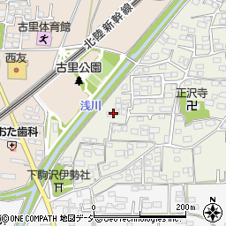 長野県長野市下駒沢65周辺の地図