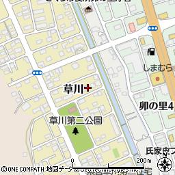 栃木県さくら市草川53-7周辺の地図