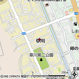 栃木県さくら市草川53-3周辺の地図