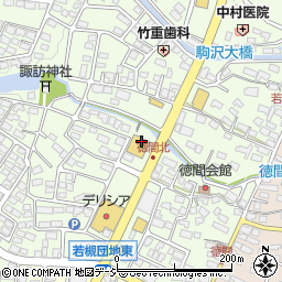 長野県長野市徳間周辺の地図