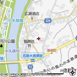 富山県小矢部市東福町3周辺の地図