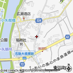 富山県小矢部市東福町周辺の地図