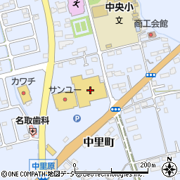 栃木県宇都宮市中里町209周辺の地図