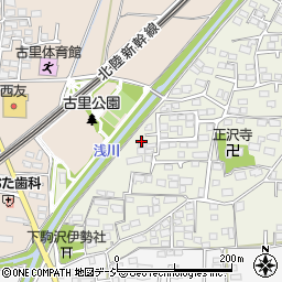 長野県長野市下駒沢66周辺の地図