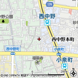 臼井千穂子記念館周辺の地図
