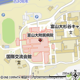 ローソン富山大学附属病院店周辺の地図