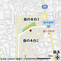 富山県富山市藤の木台周辺の地図